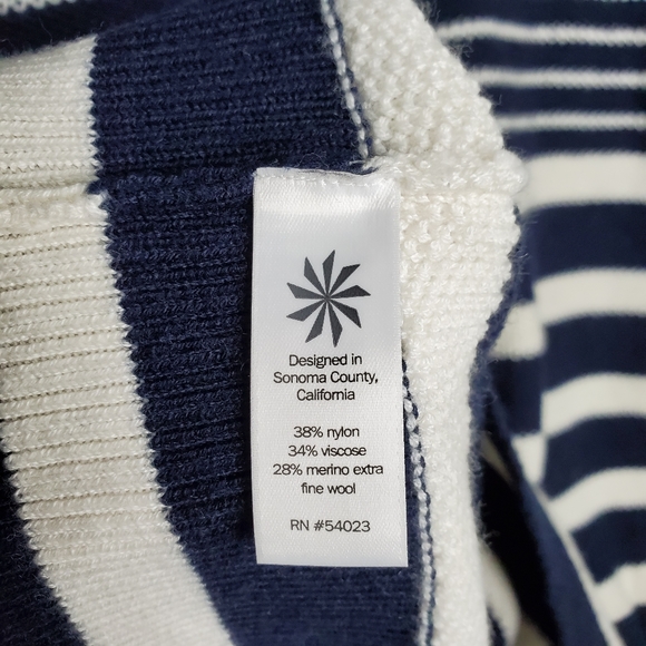 Athleta - Merino Wool Striped Sweater size small - Picture 4 of 11